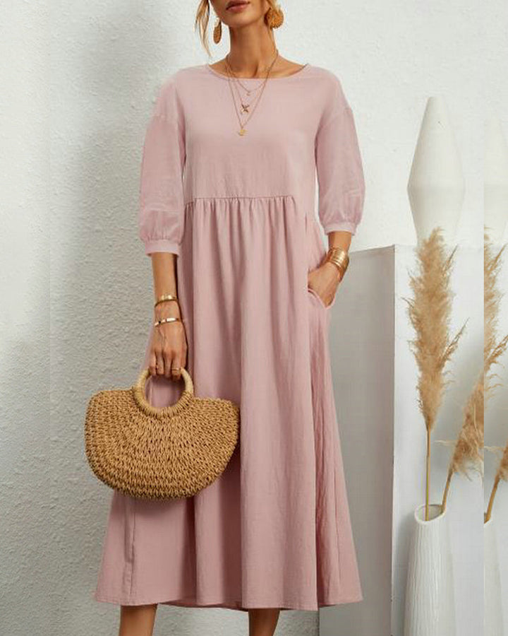 Levoire | Robe Unie rose