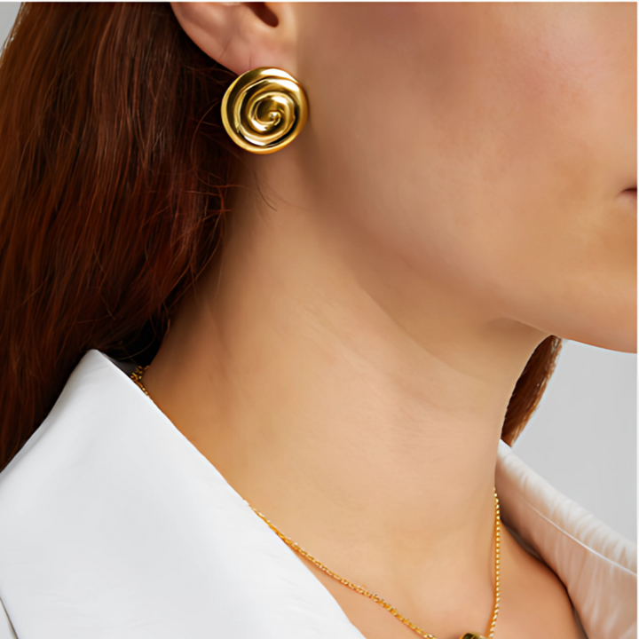 Levoire | Boucles D'Oreilles Spirale Élégantes