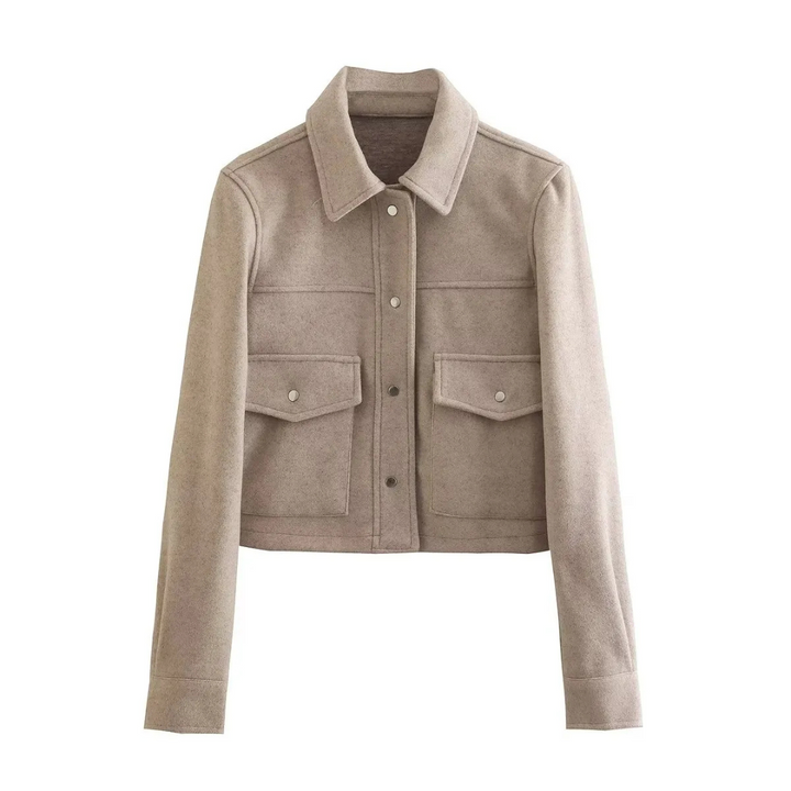 Levoire | Veste courte pour femmes bombers Gris