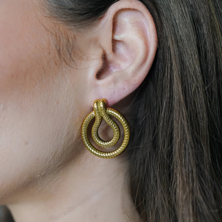 Levoire | Maze Boucles D'Oreilles Or