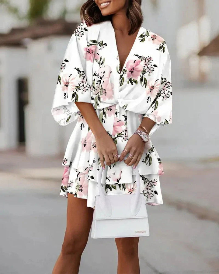 Levoire | Mini Robe Élégante Et Confortable Blanc