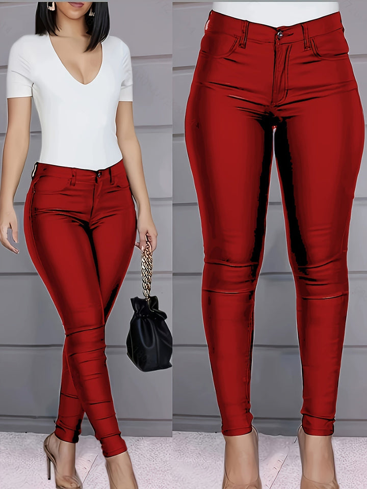 Levoire | Jean Skinny Décontracté Taille Haute