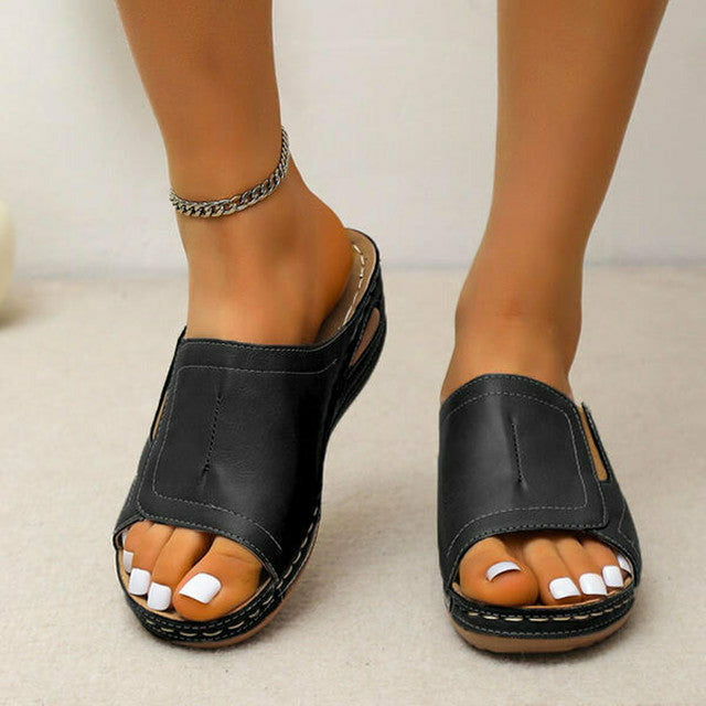 Levoire | Couleur Wedge Pantoufles