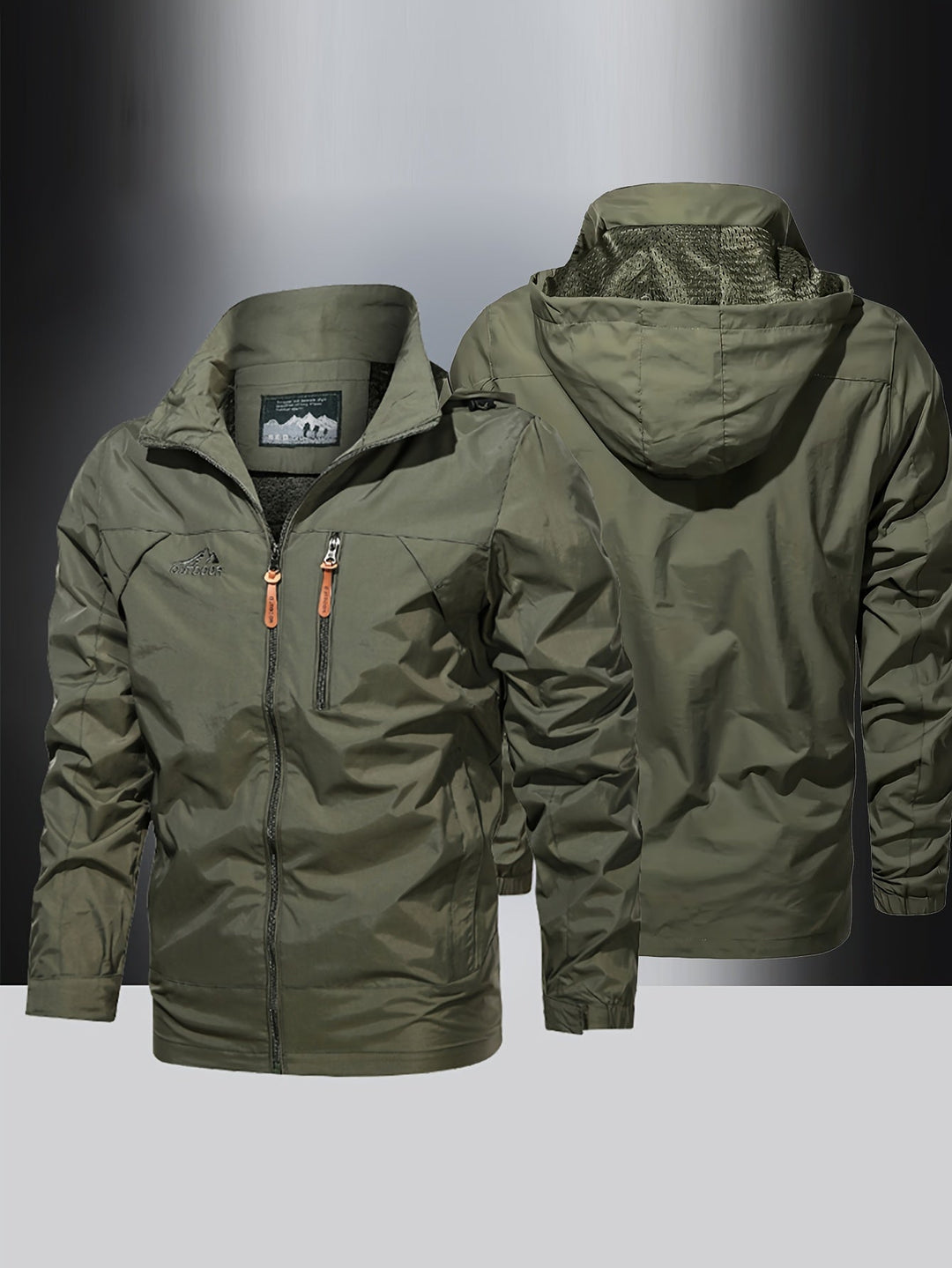 Levoire | Veste Impermeable Pour Hommes Avec Capuche Et Poches