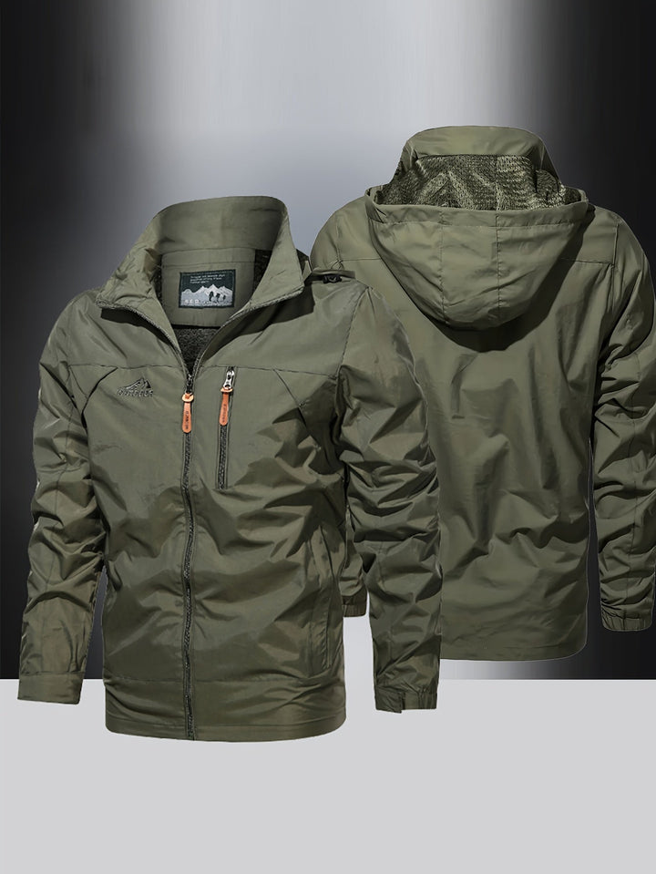 Levoire | Veste Impermeable Pour Hommes Avec Capuche Et Poches
