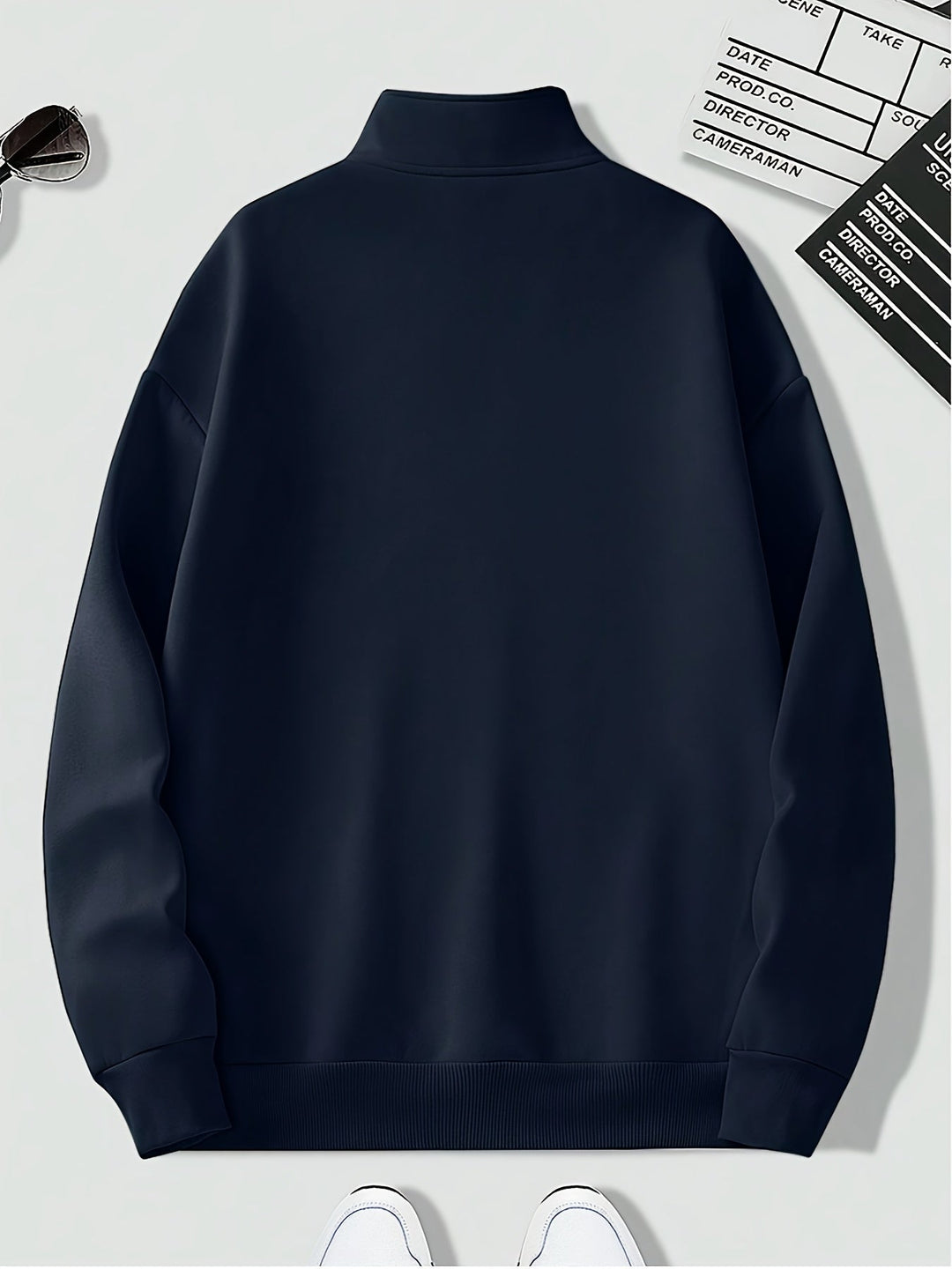 Levoire | Sweat-Shirt Relaxant Avec Légère Élasticité Et Demi-Zip