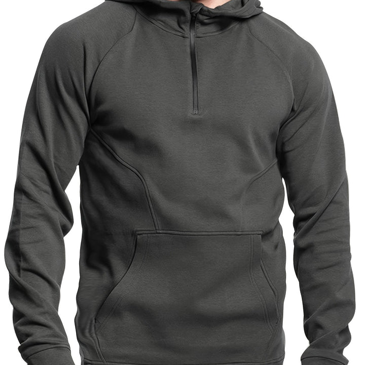 Levoire | Sweat À Capuche Avec Zip À Demi-Volté gris