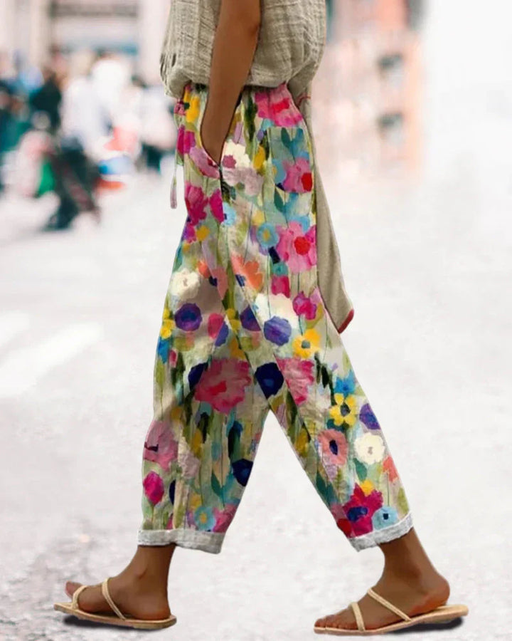 Levoire | Pantalon à imprimé floral Multicolore