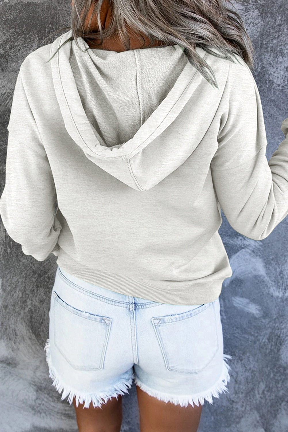 Levoire | Pull Fleece Chaud Avec Capuche Et Boutons