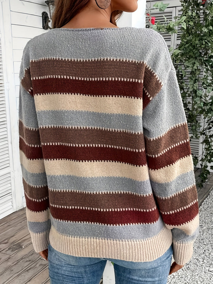 Levoire | Pull Coloré À Col Rond