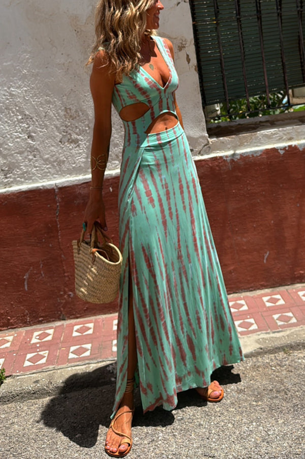 Levoire | Robe Maxi Stretch Femme Bleu ciel