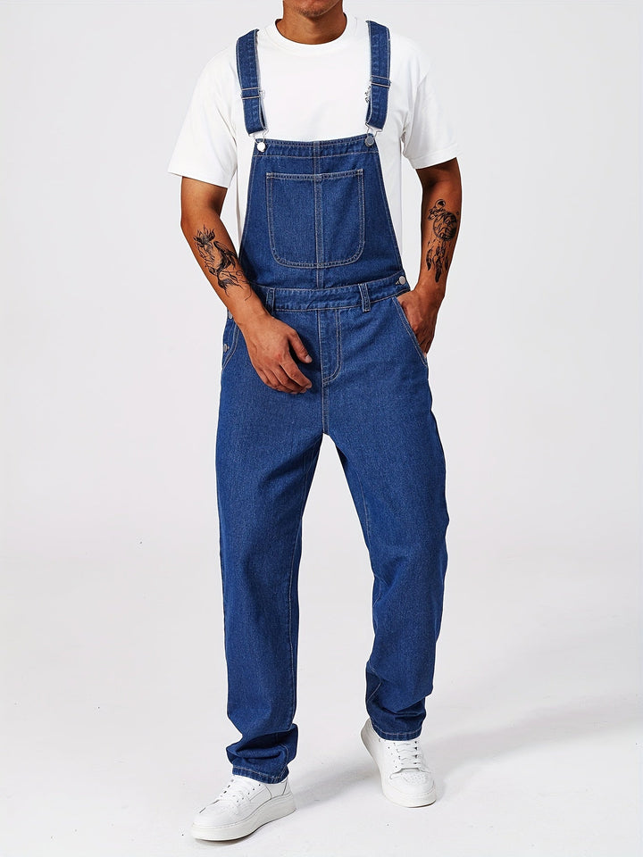 Levoire | Pantalons Salopette En Jean Pour Public À Bretelles Réglables Roi bleu