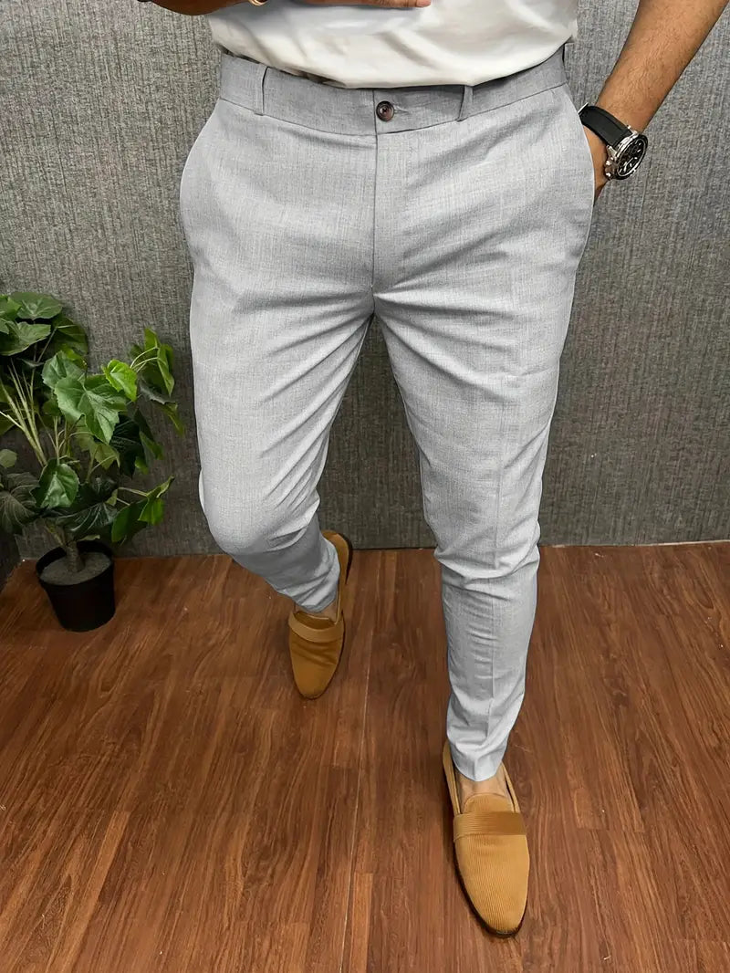 Levoire | Pantalon De Costume Semi-Formel Gris clair