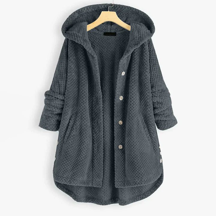 Levoire | Manteau Côtelé À Capuche Gris