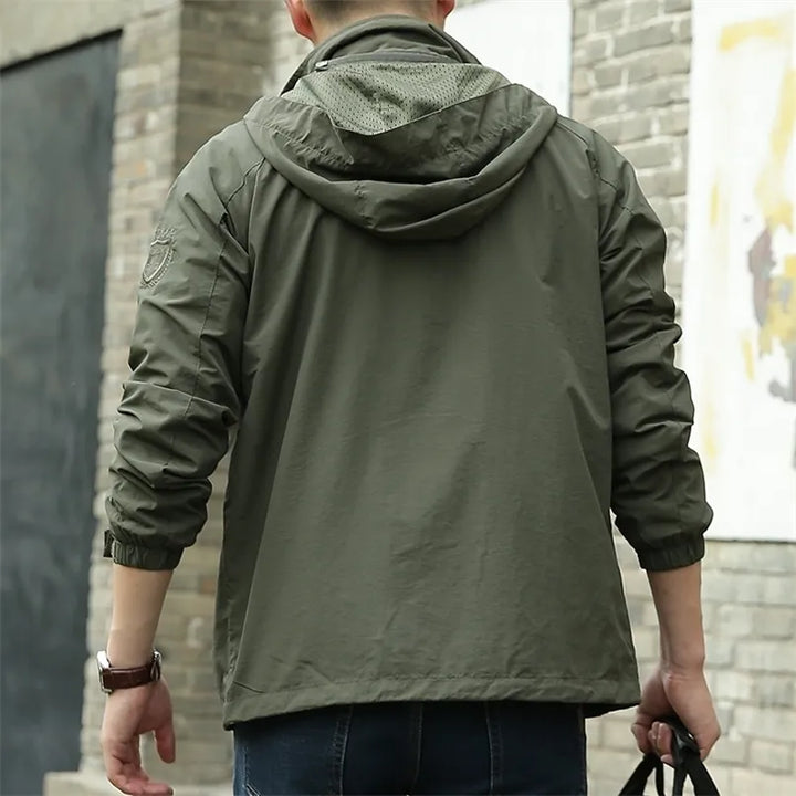 Levoire | Veste de randonnée imperméable avec capuche amovible