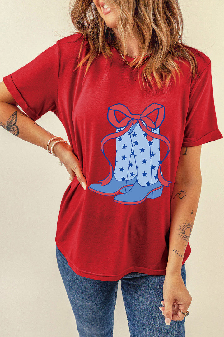 Levoire | Boot Graafikko Col rond T-shirt à manches courtes