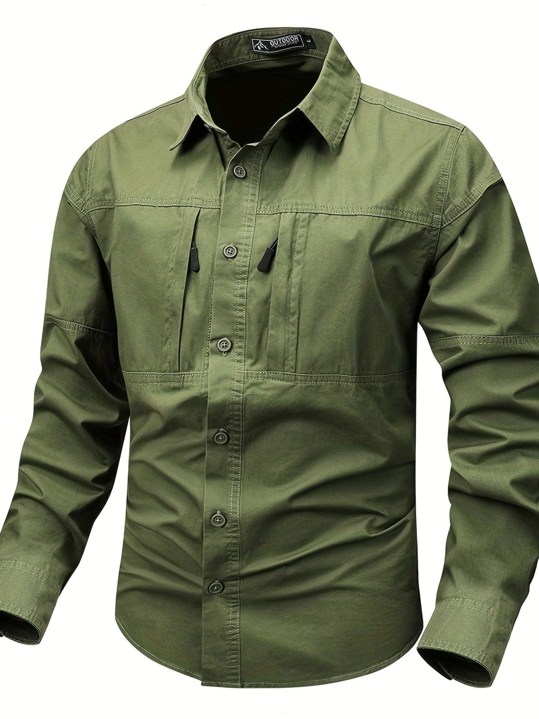 Levoire | Chemise Type Cargo Pour Homme Avec Poche Zippée