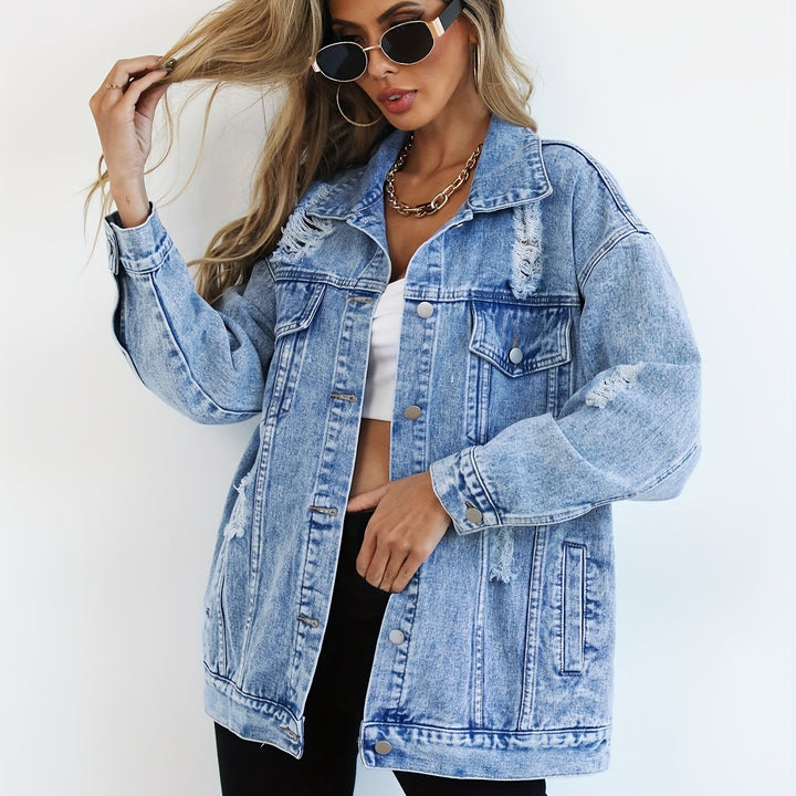 Levoire | Pestyt Bleu Longue Manche Veste En Jean Napeilla