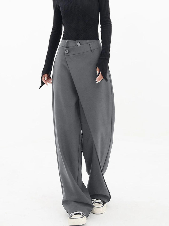 Levoire | Pantalon ample asymétrique Gris