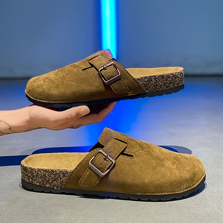 Levoire | Sandales Inspirées Rétro Pour Hommes Marron foncé