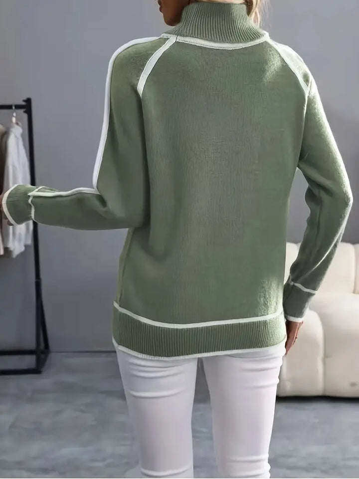 Levoire | Chemise À Manches Longues À Col Haut Pour Chaleur Intemporelle