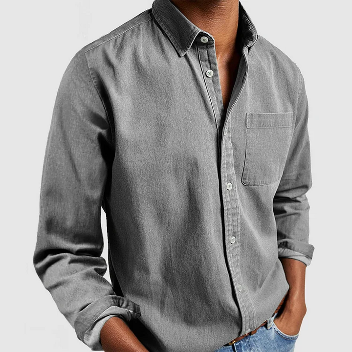 Levoire | Chemise Décontractée Pour Homme Gris