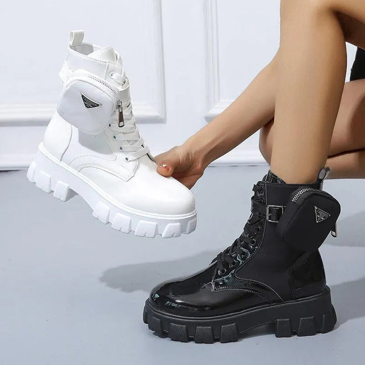 Levoire | Bottes avec plateforme au-dessus des mollets