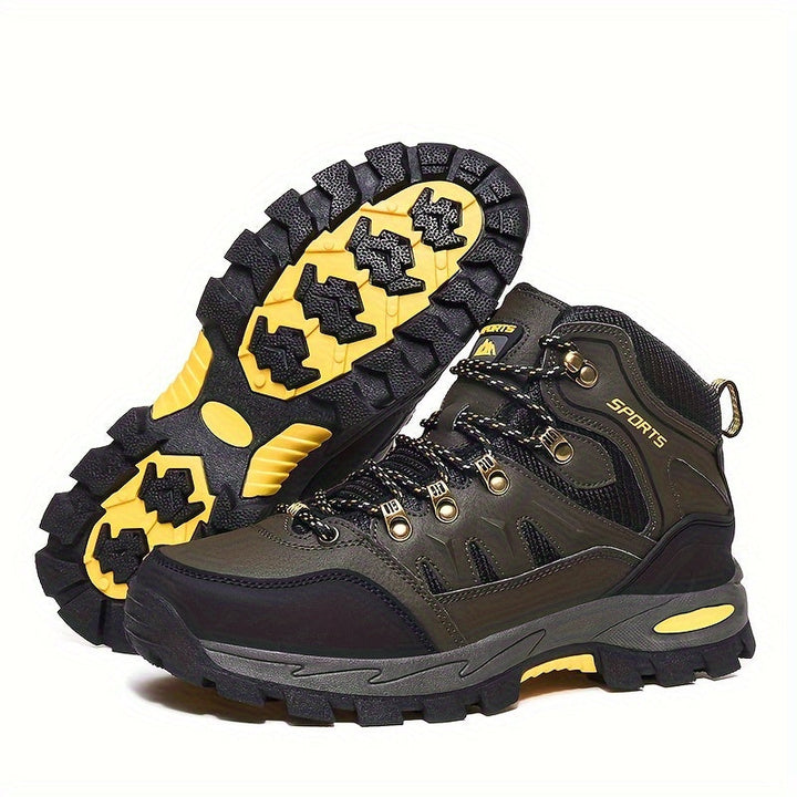 Levoire | Bottes De Randonnée Pour Hommes Durables Haute Olive vert 1