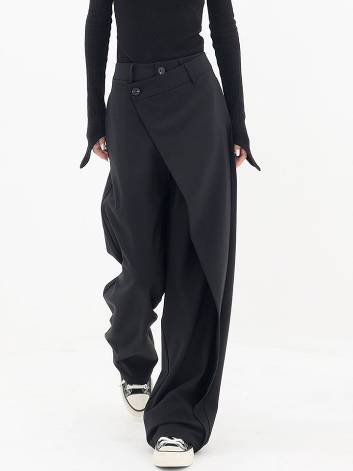 Levoire | Pantalon Asymétrique Noir