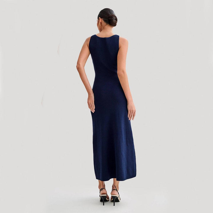 Levoire | Robe Maxi Tricot À Boutons