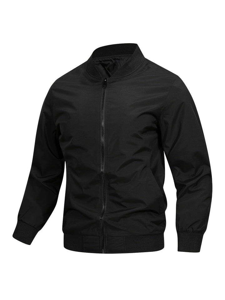 Levoire | Veste Bomber Unicolore Avec Col Baseball