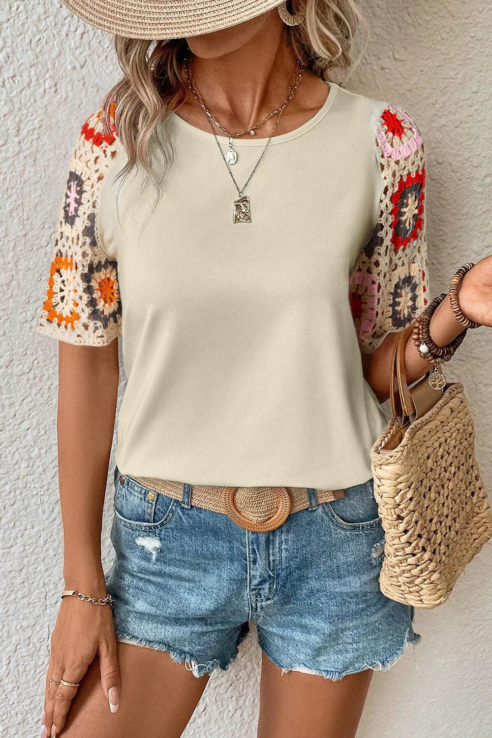 Levoire | T-Shirt Hekatun À Manches Beige