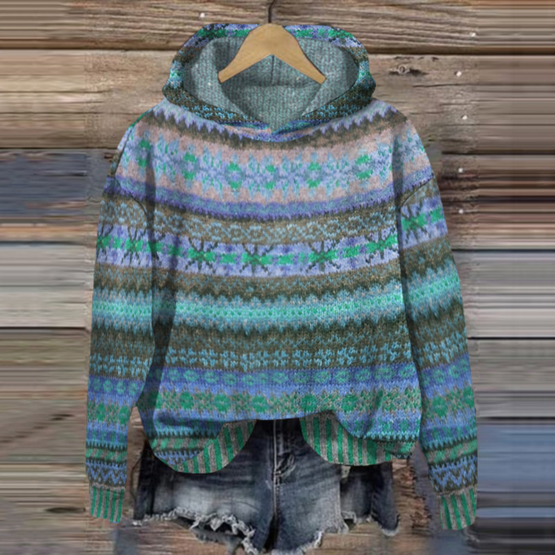 Levoire | Pull À Capuche Pour Femme - Chaud Bleu