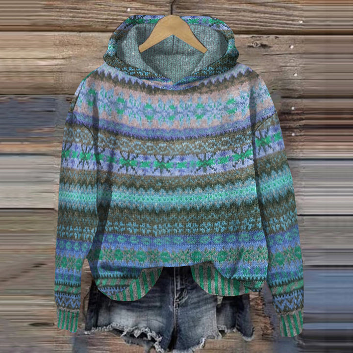 Levoire | Pull À Capuche Pour Femme - Chaud Bleu