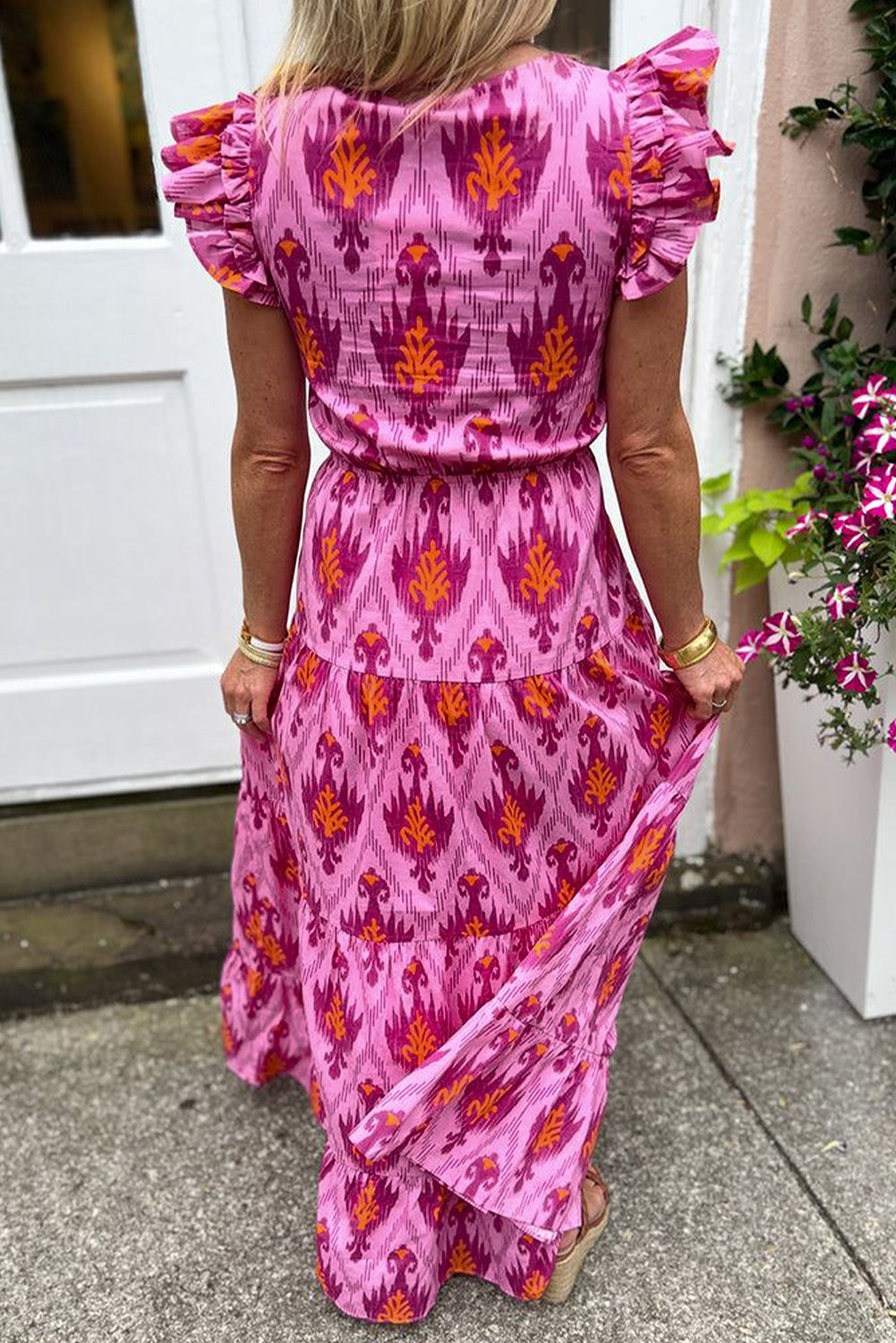 Levoire | Robe Maxi Avec Volants