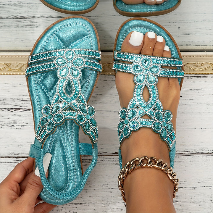 Levoire | Sandales Boho Confort Ciel bleu