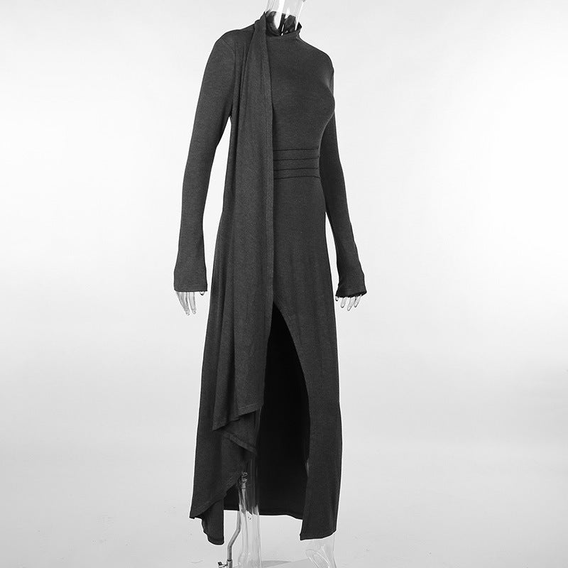 Levoire | Robe En Tricot À Manches Longues Tendance Automne Pour Femmes