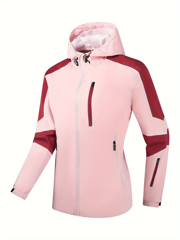 Levoire | Veste De Pluie Sportive Pour Femmes En Plus Grande Taille La couleur de Rosan