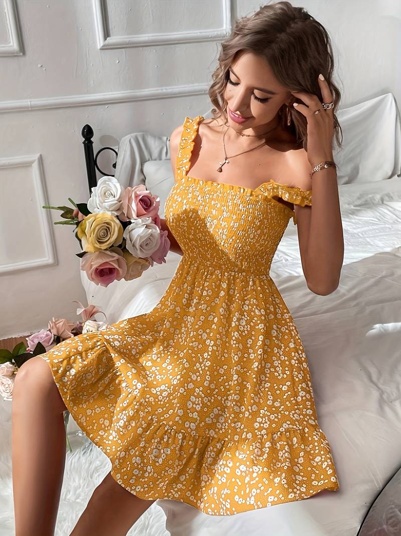 Levoire | Robe Débardeur Dos Nu Avec Bord Froncé