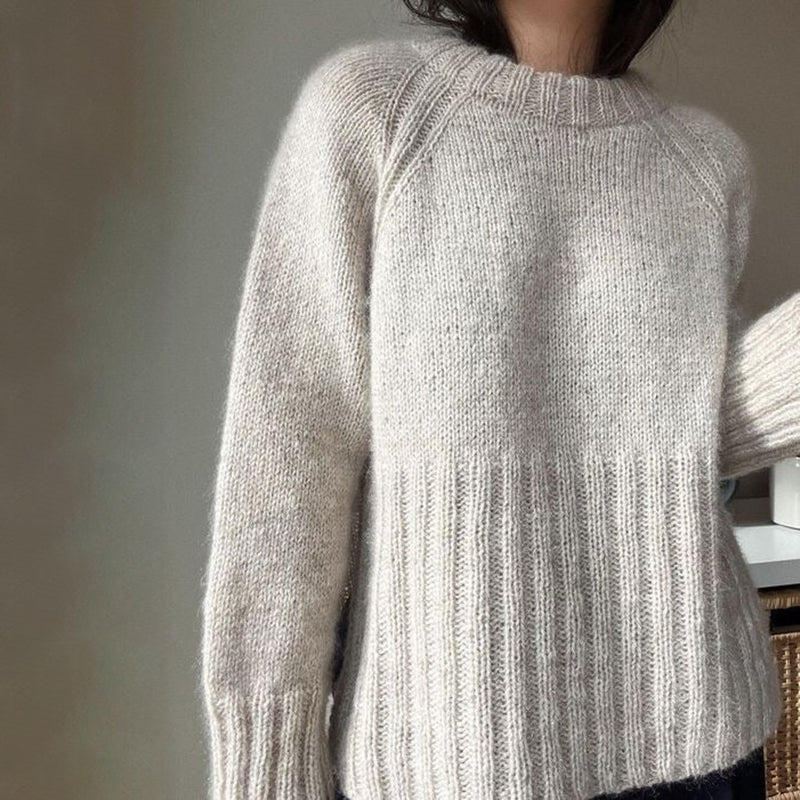 Levoire | Pull monochrome moderne Blanc