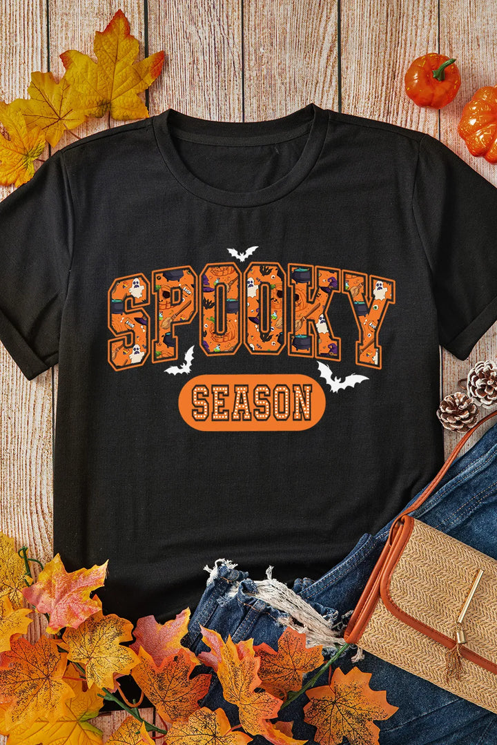 Levoire | SPOOKY SEASON Col rond Manches courtes T-shirt