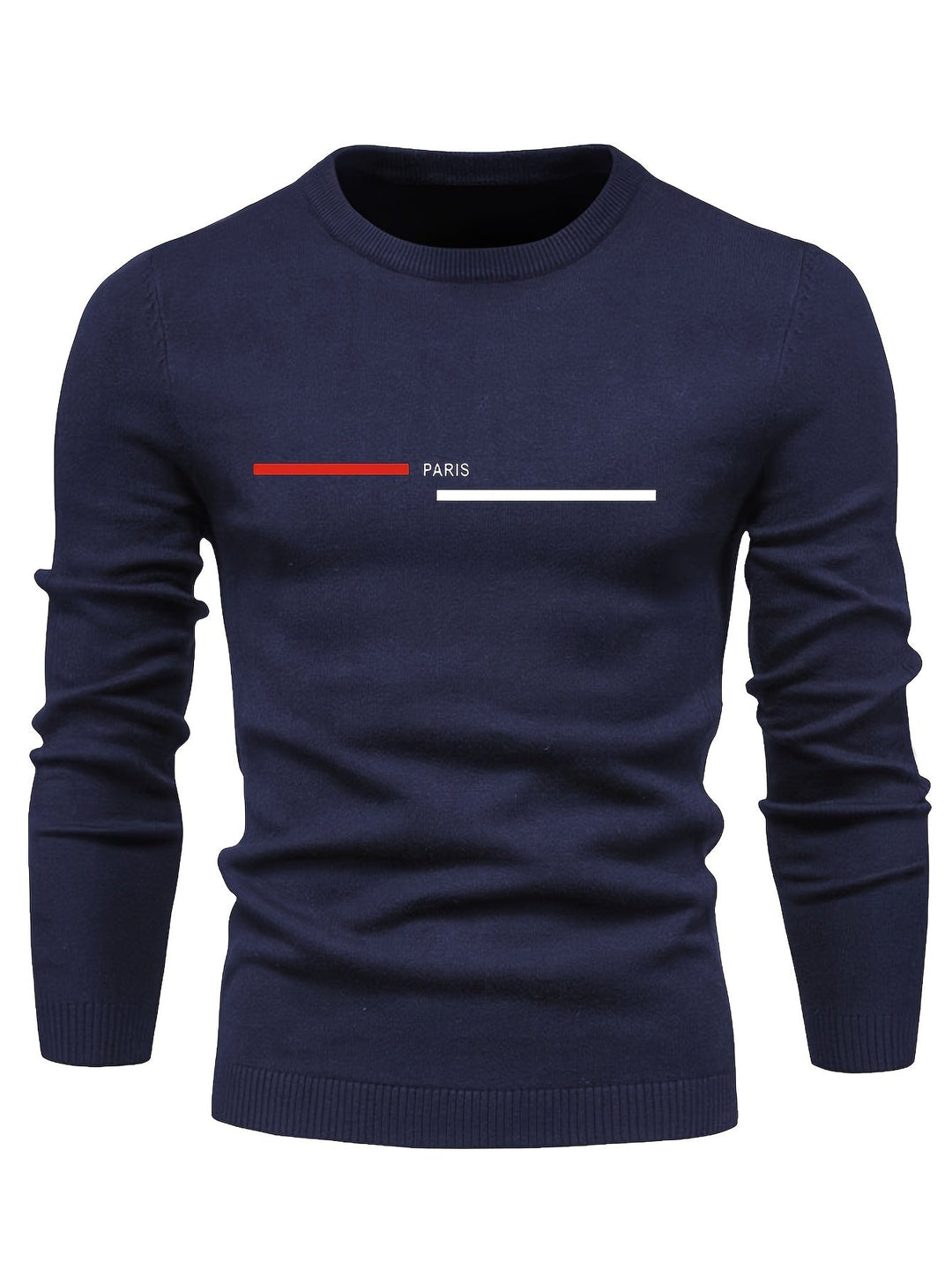 Levoire | Pulli Tricot Relaxant Pour Hommes Avec Encolure Ronde Merimustav