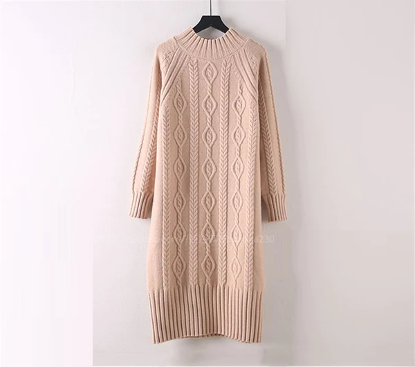 Levoire | Robe En Velours Khaki Épais
