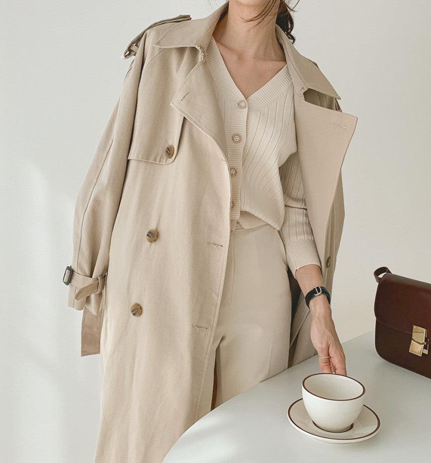 Levoire | Manteau Élégant Khaki