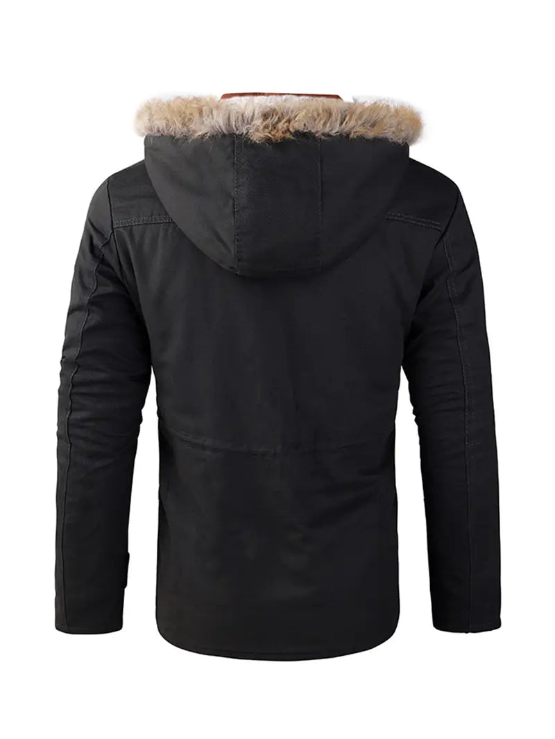 Levoire | Parka Avec Capuche En Fausse Fourrure Pour Hommes