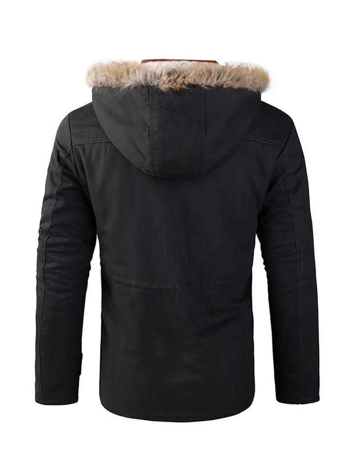 Levoire | Parka Avec Capuche En Fausse Fourrure Pour Hommes