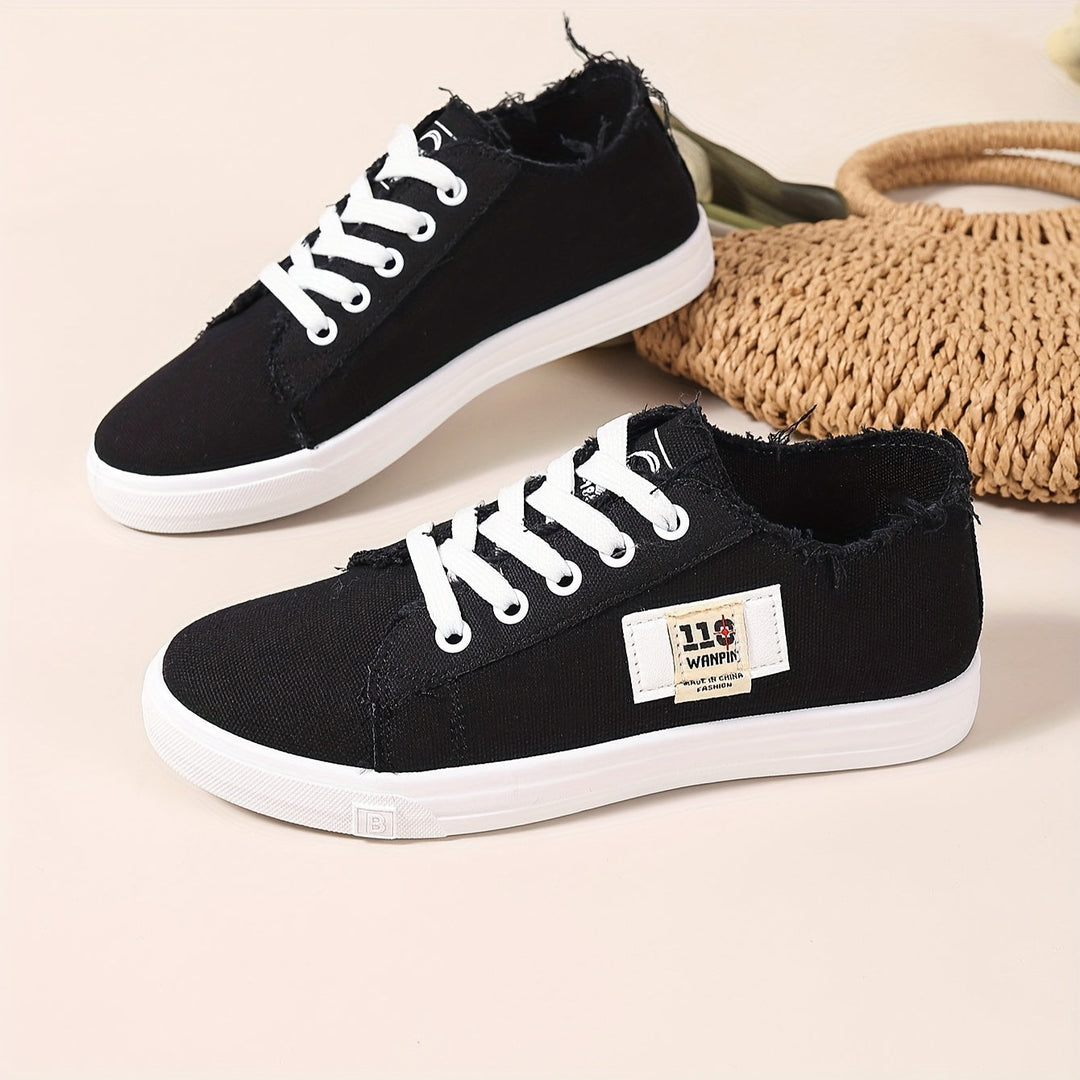Levoire | Loisirs Tissu Chaussures Femme, Basse Chaussures De Skate À Lacets
