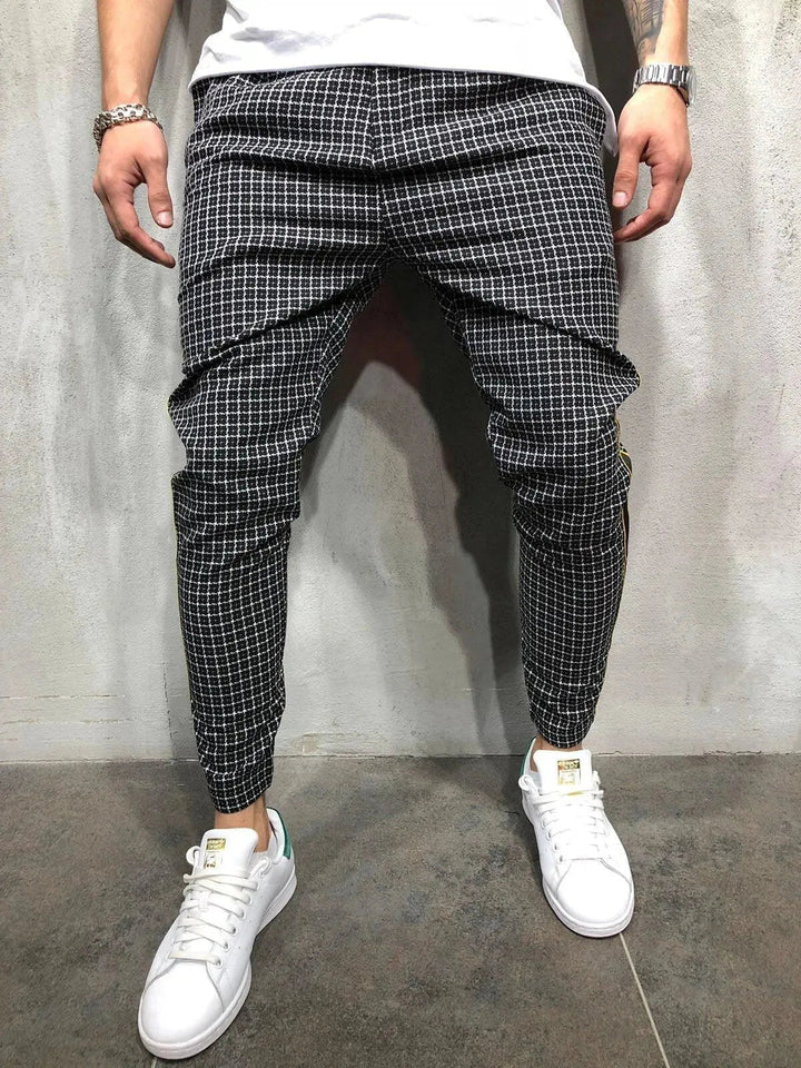 Levoire | Pantalons pour hommes avec bande latérale dans un style décontracté sportif