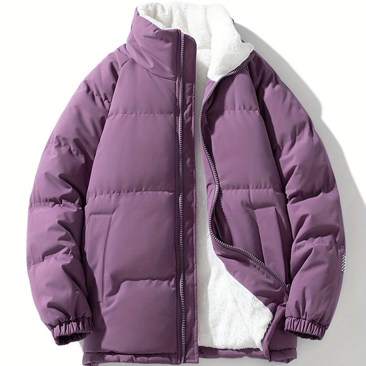 Levoire | Veste Polaire À Manches Longues Avec Fermeture Éclair, Manteau Bouffant Lilas