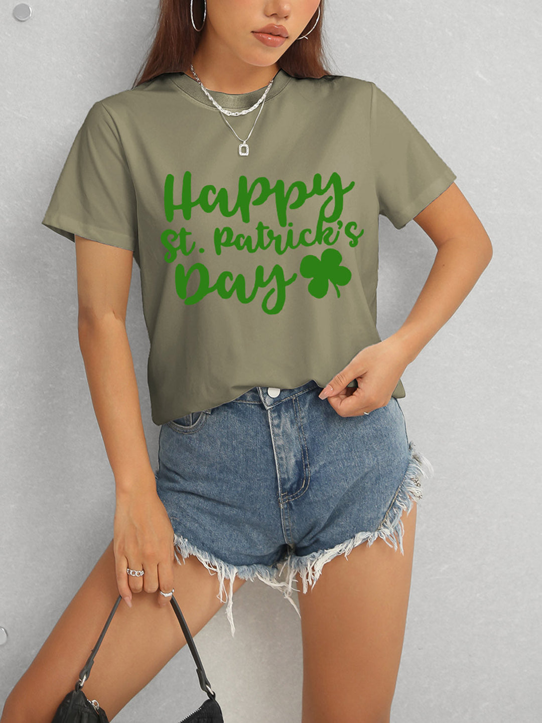 Levoire | FROHEN ST. PATRICK'S DAG T-shirt à manches courtes Armée Verte